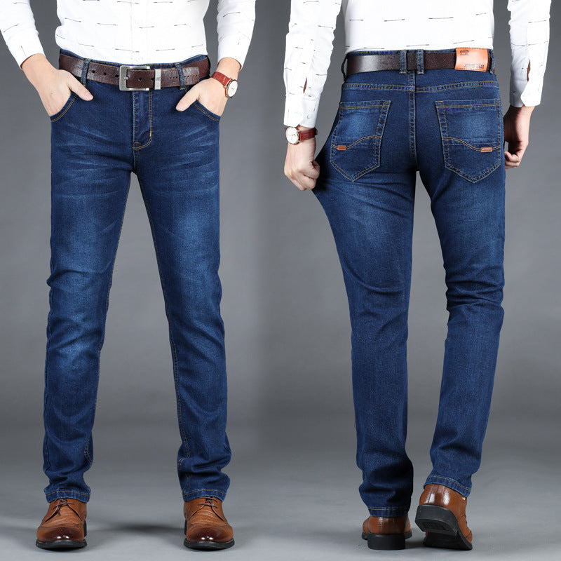 Jean slim stretch coupe droite pour homme