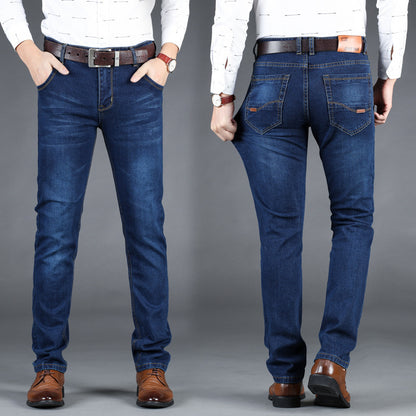 Jean slim stretch coupe droite pour homme