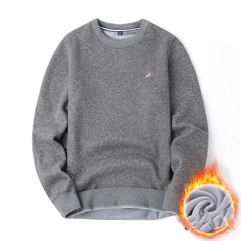 Pull Homme Automne Hiver Plus Velours Épaississant Base