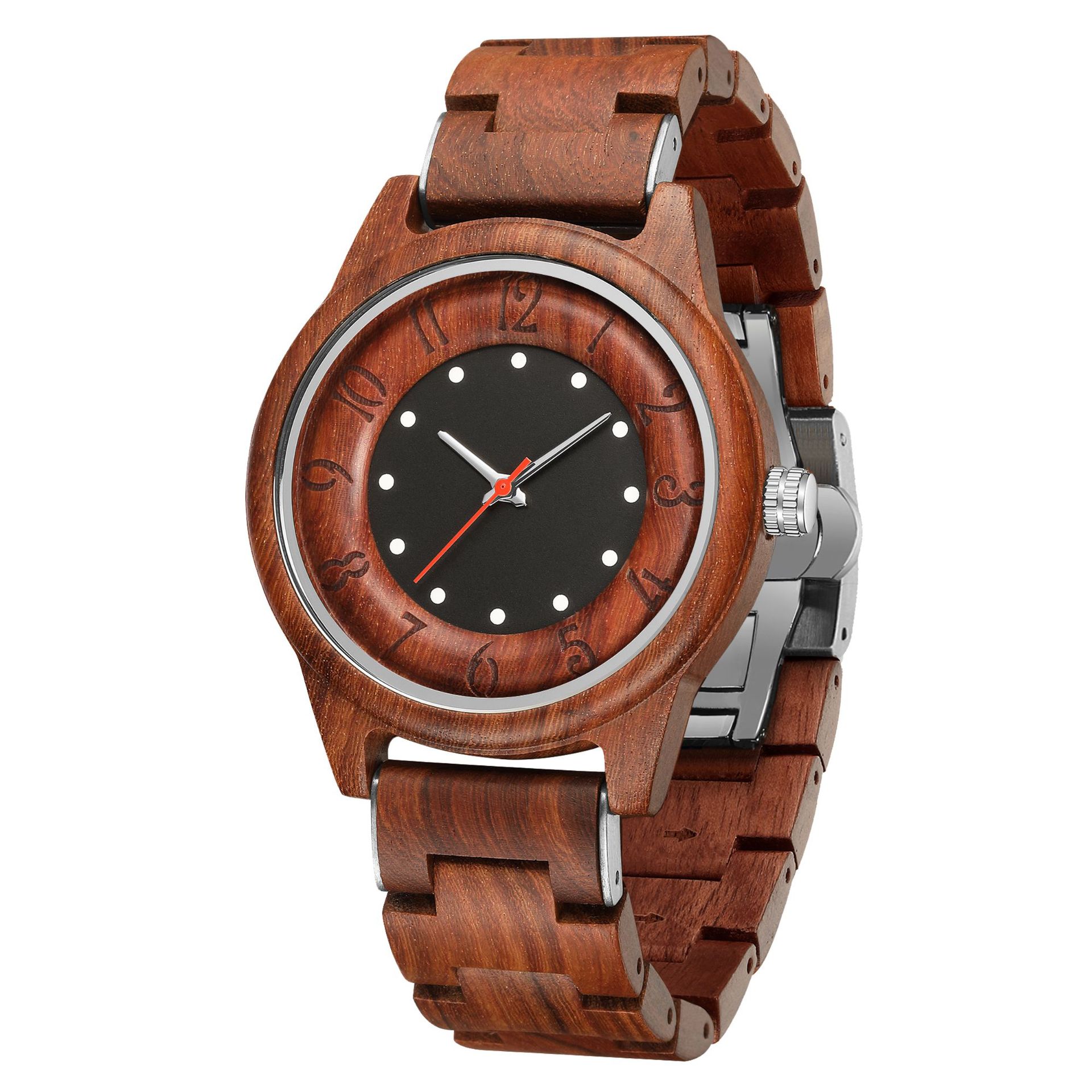 One Piece Wooden Fashionable Quartz Watch - ARCHSHOPE