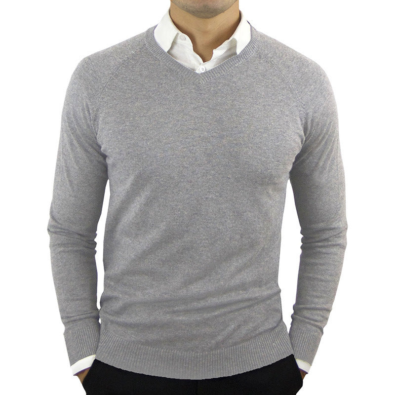 Pulls pour hommes, pulls à manches longues, chemises à col montant