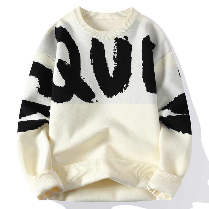 Pullover Herren Dicker Pullover Trendy