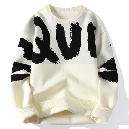 Pullover Herren Dicker Pullover Trendy