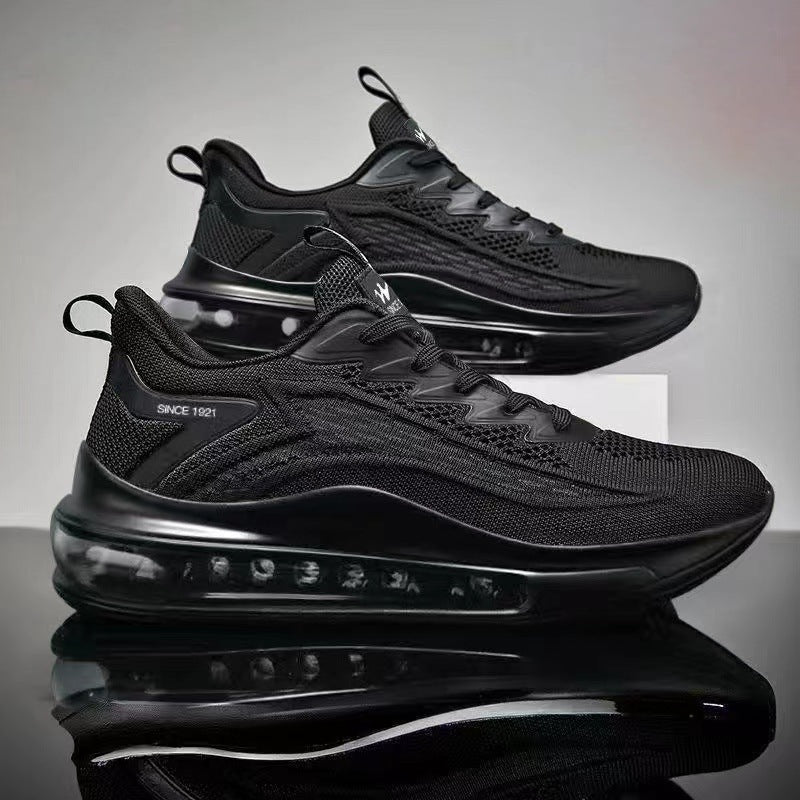 Mesh Slip On Air Cushion Schuhe Herren Sport Sneakers Höhe erhöhende Mode Freizeitschuhe