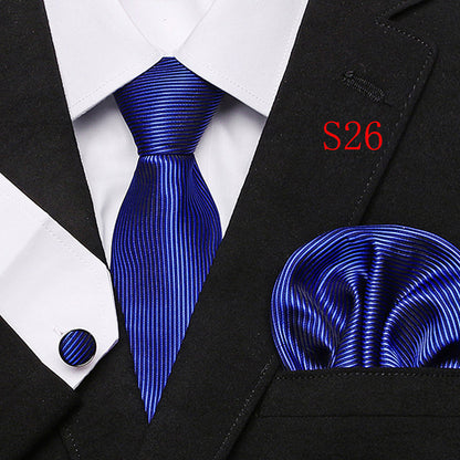 Paisley Series European And American Fashion Tie Three-piece Suit - ARCHSHOPE
