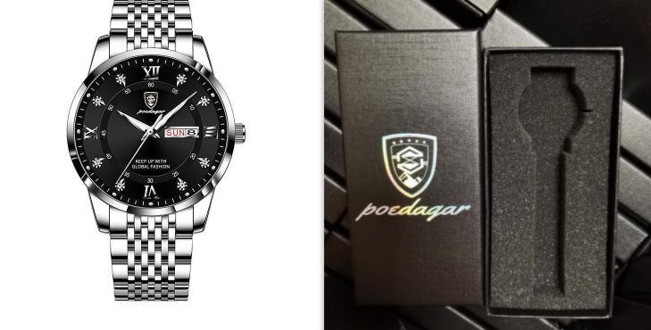New Men's Watch Waterproof Luminous Calendar - ARCHSHOPE