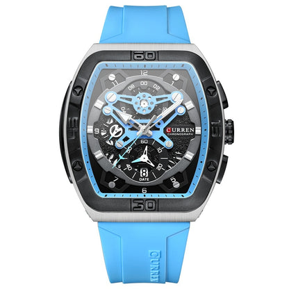 Cairen Unisex Six-Hand Quartz Watch Sporty Style Multi-Function Water-Resistant - ARCHSHOPE