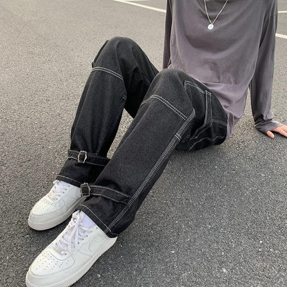 Herren Jeans mit weitem Bein, Hip-Hop-Casual