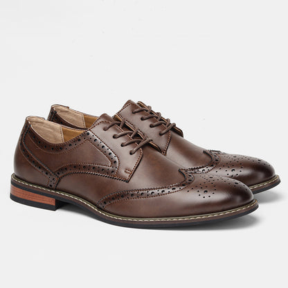 Chaussures d'affaires classiques Brogue pour hommes