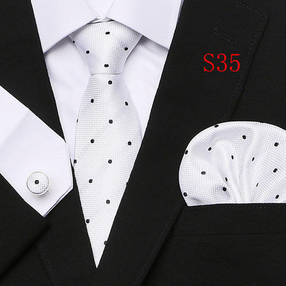 Paisley Series European And American Fashion Tie Three-piece Suit - ARCHSHOPE