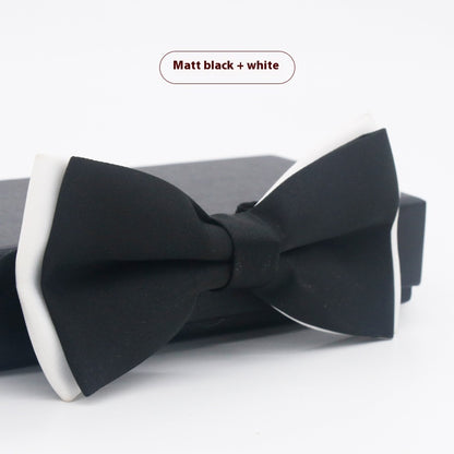 Men's Solid Color Formal Wear Wedding Business Casual Groom Groomsman Bow Tie - ARCHSHOPE