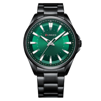 Waterproof Round Mens Simple Steel-Strap Watch - ARCHSHOPE