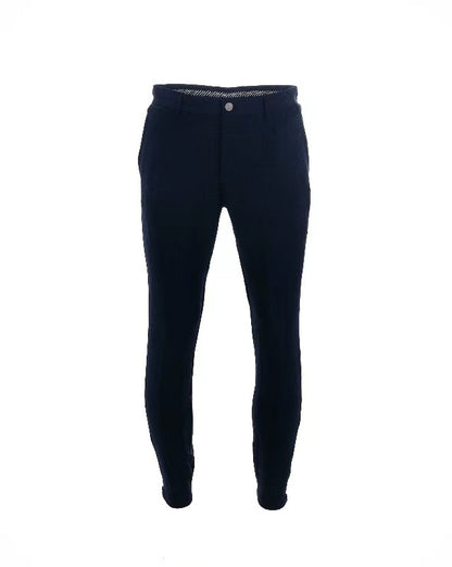 Pantalon de couleur unie, coupe slim décontractée, coupe ajustée, bas de jambe étroit, poches serrées, style européen et américain