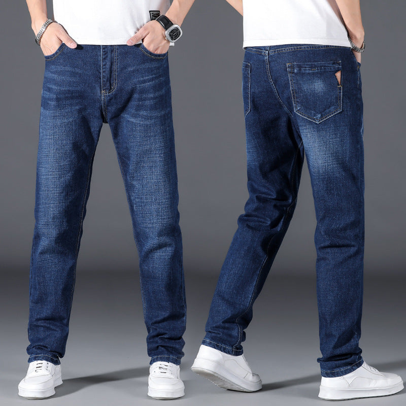 Sommer Dünne Jeans männer Lose Gerade