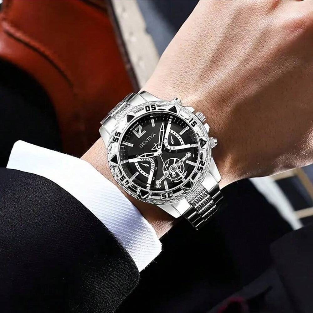 Men's Authentic Volkswagen Fully Automatic Mechanical Watch With Steel Strap - ARCHSHOPE