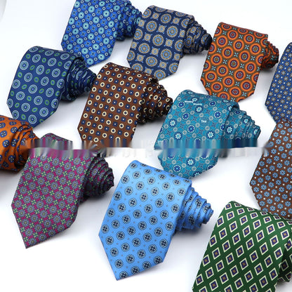 Business Polyester Men's Printed Workplace Tie - ARCHSHOPE