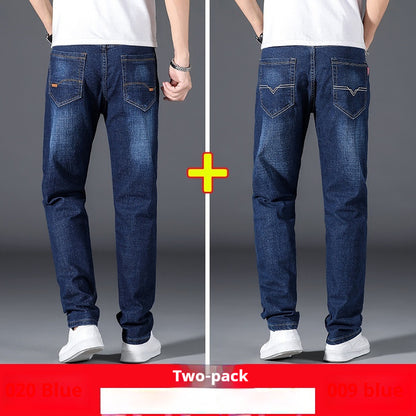 Sommer Dünne Jeans männer Lose Gerade