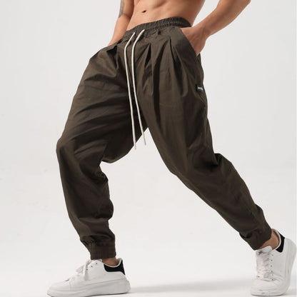 Fitnesshose Herren Baumwolle Locker