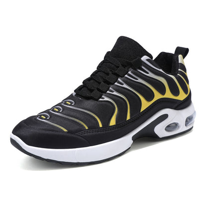 Farbblockierte Sneakers für Herren, personalisierte modische Schnürschuhe mit Luftkissen, Sportschuhe, lässige Laufschuhe für draußen