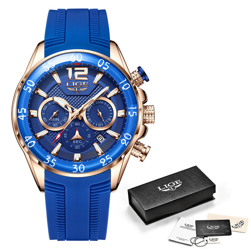 Quartz Men's Waterproof Watch Multi-function - ARCHSHOPE