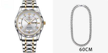 Men's Waterproof Double Calendar Luminous Quartz Watch - ARCHSHOPE