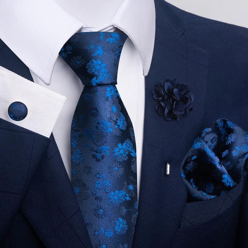 Men's Tie Suit Pocket Square Combo 8 - ARCHSHOPE