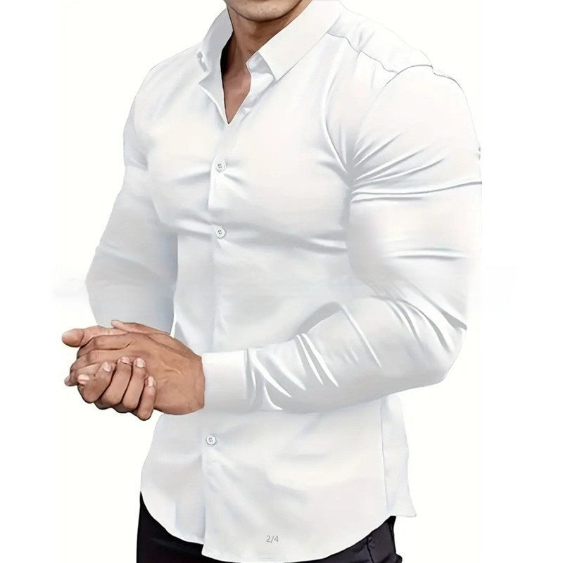 Men's Business Non-ironing Professional Anti-wrinkle Casual Shirt - ARCHSHOPE