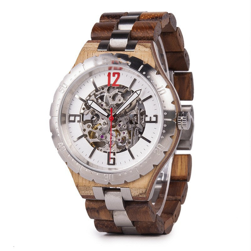 Wooden Automatic Mechanical Watches Men Luxury - ARCHSHOPE