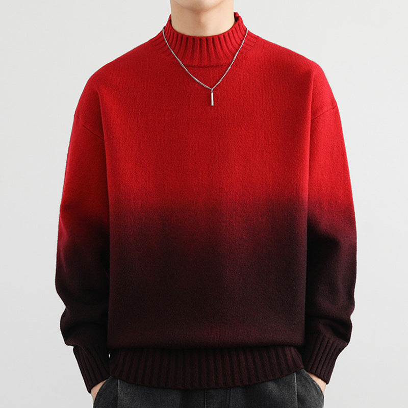 Pull dégradé de personnalité tendance pour hommes