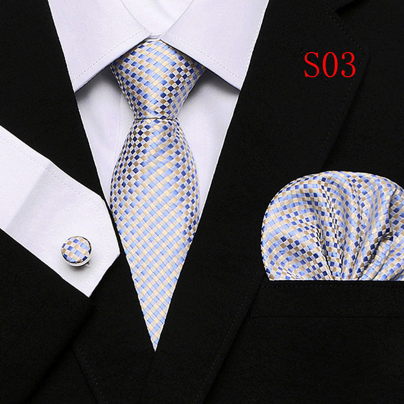 Paisley Series European And American Fashion Tie Three-piece Suit - ARCHSHOPE