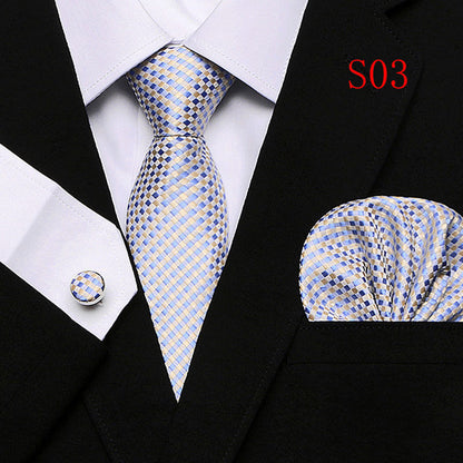 Paisley Series European And American Fashion Tie Three-piece Suit - ARCHSHOPE