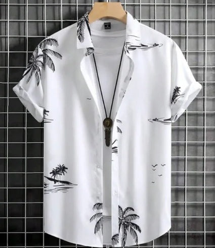T-shirt décontracté à manches courtes et impression numérique 3D grande taille