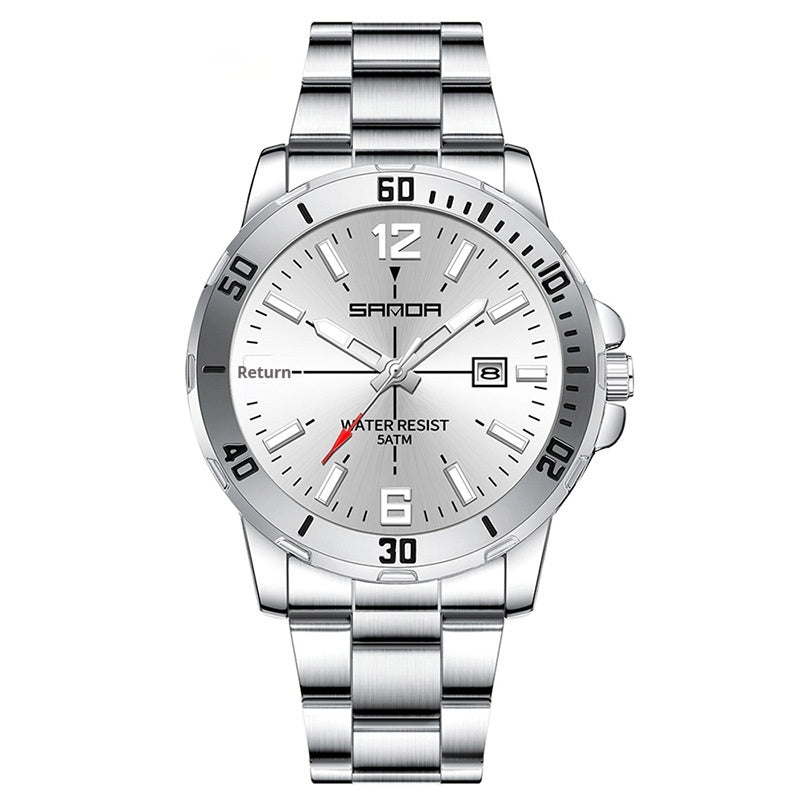 Multifunctional Waterproof Quartz Watch For Men - ARCHSHOPE