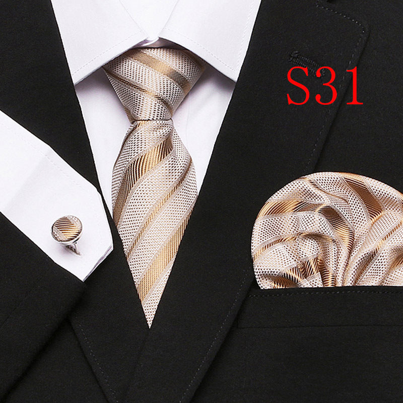 Paisley Series European And American Fashion Tie Three-piece Suit - ARCHSHOPE
