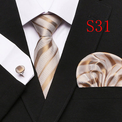 Paisley Series European And American Fashion Tie Three-piece Suit - ARCHSHOPE