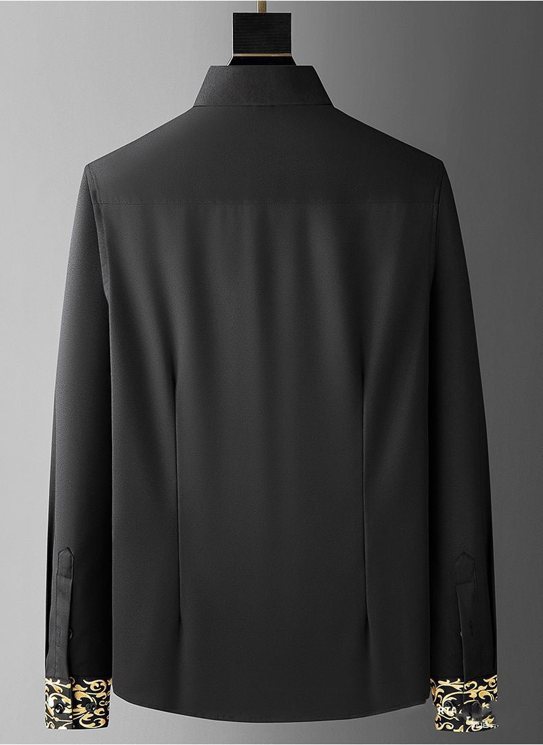Chemise ample surdimensionnée à col brodé haut de gamme de produits européens de luxe légers de printemps