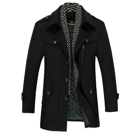 Padded cotton coat and wool coat
