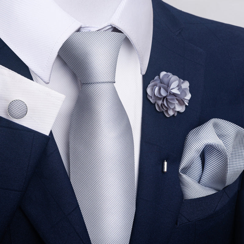 Men's Tie Suit Pocket Square Combo 8 - ARCHSHOPE