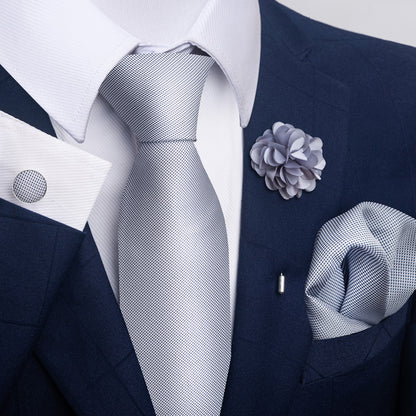 Men's Tie Suit Pocket Square Combo 8 - ARCHSHOPE