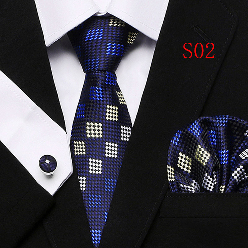 Paisley Series European And American Fashion Tie Three-piece Suit - ARCHSHOPE