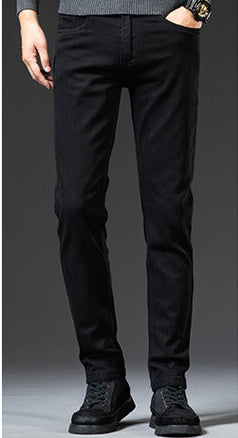Jean slim élastique droit pour homme
