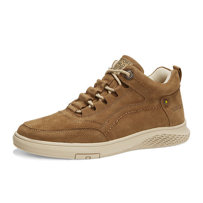 Herren Frühling Leder Sneaker