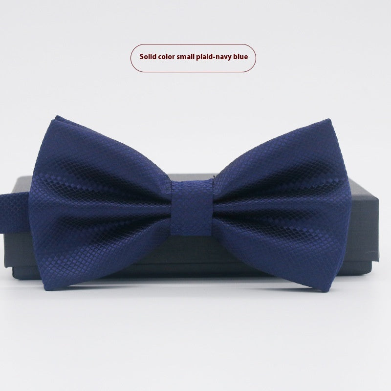 Men's Solid Color Formal Wear Wedding Business Casual Groom Groomsman Bow Tie - ARCHSHOPE