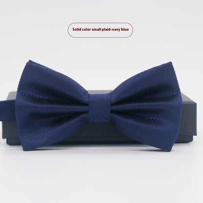 Men's Solid Color Formal Wear Wedding Business Casual Groom Groomsman Bow Tie - ARCHSHOPE