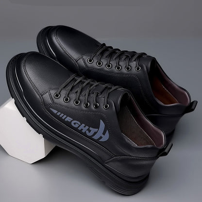 Herren Lederschuhe Leder Atmungsaktiv Business Weiche Sohle