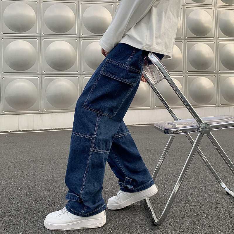 Herren Jeans mit weitem Bein, Hip-Hop-Casual