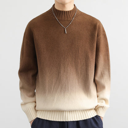 Pull dégradé de personnalité tendance pour hommes