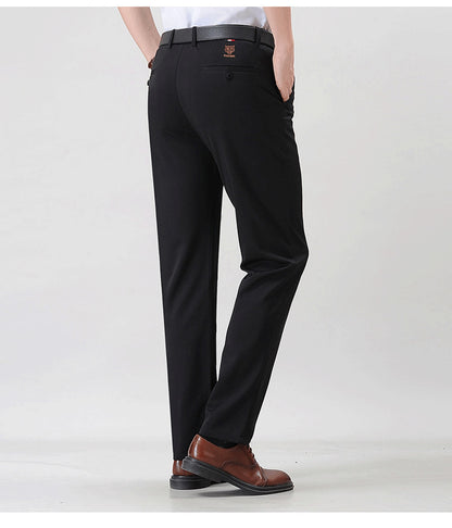 Dünne Leggings aus Eisseide und dicke Business-Hose mit Anti-Falten-Effekt