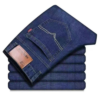 Elastische Herren Straight Tube Loose Casual Jeans