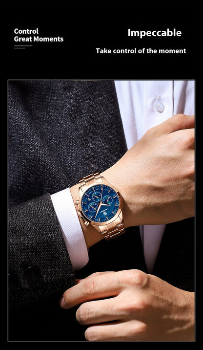 Sports Men's Watches Multifunctional Waterproof Quartz Watch - ARCHSHOPE